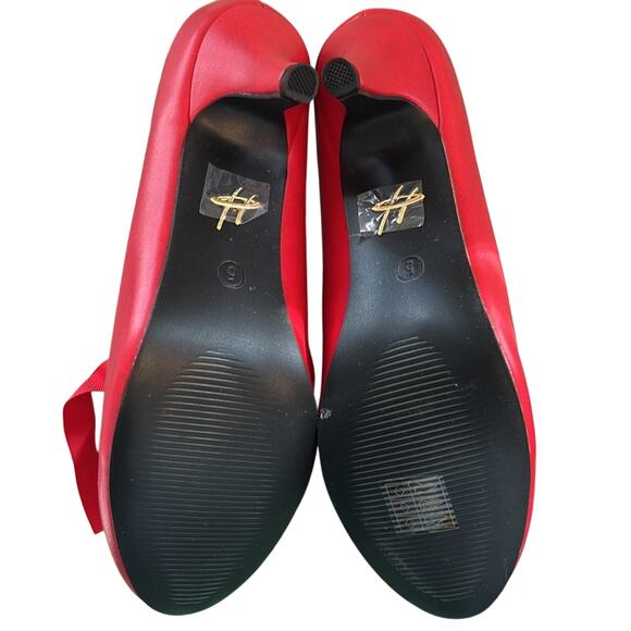 Lulu Hun London Jeanie High Heel Red and White Size 7 eu 38 UK 5 - Picture 10 of 12